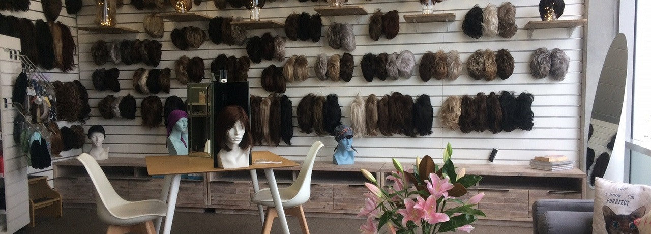 Picture of Jessica's Wig and Beauty Salon from inside. Wigs Auckland.